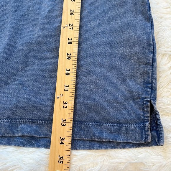 Style Co Womens Dress Small Blue Autumn Lounge Lace Up Coastal Cowgirl Boho13971 - Picture 5 of 12